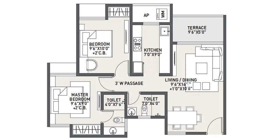 Raunak Group Floor Plan